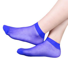 10 Pairs Socks   Women's Socks Crystal Thin Transparent Thin Silk Socks Women In  Sokken Vrouwen 10 Colors BL