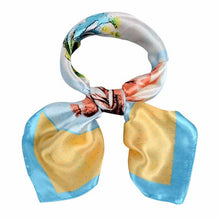 20 Colors  OL Lady Scarf Square Scarf Satin 60cm*60cm Women  Print Office Ladies Scarves handkerchief Female #1201 BL
