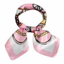 20 Colors  OL Lady Scarf Square Scarf Satin 60cm*60cm Women  Print Office Ladies Scarves handkerchief Female #1201 BL