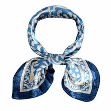 20 Colors  OL Lady Scarf Square Scarf Satin 60cm*60cm Women  Print Office Ladies Scarves handkerchief Female #1201 BL