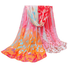 Long Women Printed Soft Silk Chiffon Shawl Wrap Wraps Scarf   Scarves Pashmina Gift BL