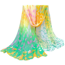 Long Women Printed Soft Silk Chiffon Shawl Wrap Wraps Scarf   Scarves Pashmina Gift BL