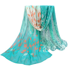 Long Women Printed Soft Silk Chiffon Shawl Wrap Wraps Scarf   Scarves Pashmina Gift BL