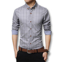 Mens Dress Shirts Blue Shirt Men Causal Striped Shirt Men Camisa Social Masculina Chemise Homme BL