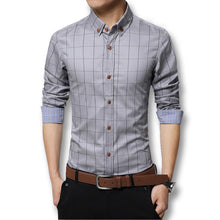 Mens Dress Shirts Blue Shirt Men Causal Striped Shirt Men Camisa Social Masculina Chemise Homme BL