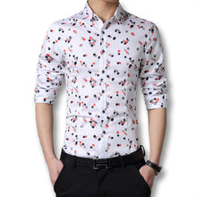 Camisa Masculina Chemise Homme Men Casual Slim Fit Large Size Long Sleeved Turn Down Collar Shirts Hombre BL