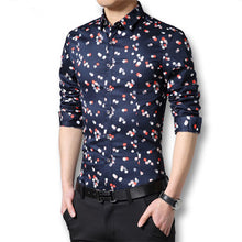 Camisa Masculina Chemise Homme Men Casual Slim Fit Large Size Long Sleeved Turn Down Collar Shirts Hombre BL