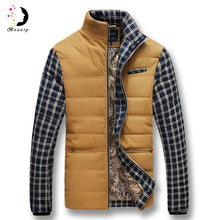 Men's Down Jackets Parkas Jackets Coat Stand Collar Chaqueta Hombre Cotton Jackets Coats Outwear BL