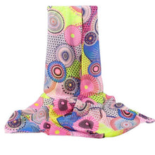 Women Lady    Soft Long Chiffon Print Large Scarf Women Wrap Shawl Stole ScarvesYLYL BL