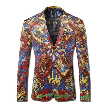 Herren Anzug Wedding Dress Suits Tuexdo Blazers Terno Masculino Men's Casual Slim Fit Long Sleeved Nightclub Blazer BL