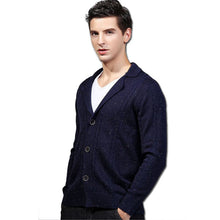 Knitted Sweatercoats Sweaters and Pullovers Cardigans Hombre Men's Casual Slim Fit Long Sleeved Sweaters PUllovers BL