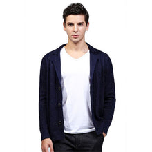 Knitted Sweatercoats Sweaters and Pullovers Cardigans Hombre Men's Casual Slim Fit Long Sleeved Sweaters PUllovers BL