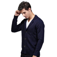 Knitted Sweatercoats Sweaters and Pullovers Cardigans Hombre Men's Casual Slim Fit Long Sleeved Sweaters PUllovers BL
