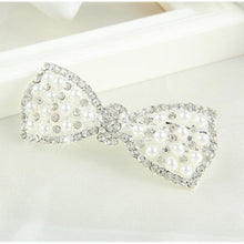 Korean  Women Pearl Crystal Hairgrips Bow Butterfly Knot Hair Accessories For Women Ladies LY BL