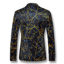 Long Sleeved Floral Blazers Jackets Coats Dress Suits Men Casual Slim Fit Single Button Style Notched Lapel Blazers BL