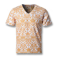 Men Short Sleeved T Shirts Men's Casual Slim Fit Large Size O Neck Floral T Shirts Camisa BL