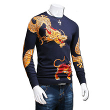 Sweaters and Pullovers Hombre Men's Casual Slim Fit Long Sleeved O Neck Knitted Sweaters Pullovers Men BL