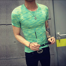 Tough Men Style T Shirts Hombre Tees Tops Camisa Masculina Men's Casual Slim Fit Short Sleeved T Shirt BL