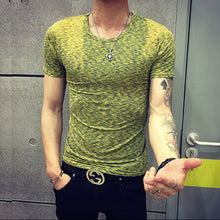 Tough Men Style T Shirts Hombre Tees Tops Camisa Masculina Men's Casual Slim Fit Short Sleeved T Shirt BL