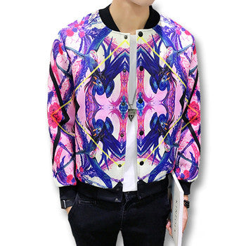 Men Baseball Jackets and Coats 3D Printing Manteau Homme Bomber Jacket Men Casual Slim Fit Sportswear Hombre BL