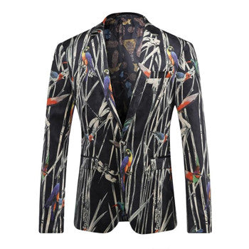 Men Blazers and Jackets Terno Masculino Bleiser Hombre Men's Casual Slim Fit Long Sleeved Wedding Dress Suits BL