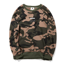 Men Camouflage T Shirts Tees Sweatshirts Camisa Masculina Men's Causal Slim Fit O Neck Long Sleeved T Shirts Hombre BL