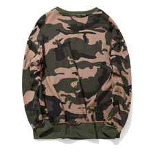 Men Camouflage T Shirts Tees Sweatshirts Camisa Masculina Men's Causal Slim Fit O Neck Long Sleeved T Shirts Hombre BL
