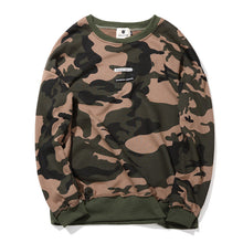 Men Camouflage T Shirts Tees Sweatshirts Camisa Masculina Men's Causal Slim Fit O Neck Long Sleeved T Shirts Hombre BL