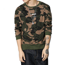 Men Camouflage T Shirts Tees Sweatshirts Camisa Masculina Men's Causal Slim Fit O Neck Long Sleeved T Shirts Hombre BL