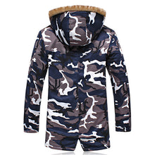 Men Camouflage Veste Homme Jackets Jaqueta Masculina Men's Casual Slim Fit Padded Cotton Hooded Jackets BL