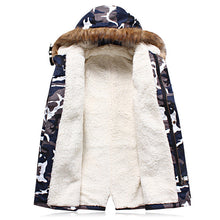 Men Camouflage Veste Homme Jackets Jaqueta Masculina Men's Casual Slim Fit Padded Cotton Hooded Jackets BL