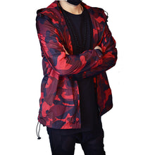 Men Camouflage Zipper Hooded Jackets Jaqueta Masculina Veste Homme Parkas Men's Casual Slim Fit Sportswear Cardigan BL