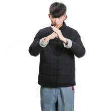 Men Chinese Style Jackets and Coats Jaqueta Masculina Men's Casual Slim Fit Padded Cotton Jackets Hombre BL