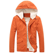 Men Coat Jacket Parkas Windbreaker Men's Casual Slim Fit Thickening Cotton Coat Plus Velvet Trench Coat Men BL