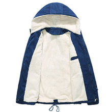 Men Coat Jacket Parkas Windbreaker Men's Casual Slim Fit Thickening Cotton Coat Plus Velvet Trench Coat Men BL