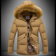 Men Coat Parkas Jacket Men's Casual Slim Fit Large Size Cotton Down Coat Thickening Cotton Down Coat Men BL