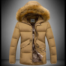 Men Coat Parkas Jacket Men's Casual Slim Fit Large Size Cotton Down Coat Thickening Cotton Down Coat Men BL