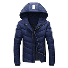 Men Cotton Coat Jacket Down Coat Men's Casual Slim Fit Thickening Cotton Down Coat Jacket Parkas Trench Coat BL