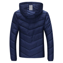 Men Cotton Coat Jacket Down Coat Men's Casual Slim Fit Thickening Cotton Down Coat Jacket Parkas Trench Coat BL