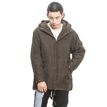 Men Cotton Long Veste Homme Jackets Coats Outwear Jaqueta Masculina Men's Casual Slim Fit Cotton Men Jackets Hombre BL