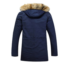 Men Cotton-Padded Jackets Jaqueta Masculina Veste Homme Parkas Men's Casual Slim Fit Medium Long Jackets Men BL