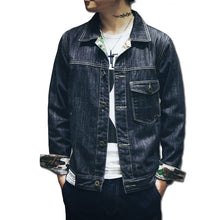 Men Denim Jeans Jackets Coats Cardigans Jaqueta Masculina Men's Casual Slim Fit Large Size Outwear Jackets BL