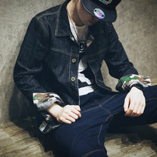 Men Denim Jeans Jackets Coats Cardigans Jaqueta Masculina Men's Casual Slim Fit Large Size Outwear Jackets BL