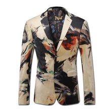 Men Floral Casual Blazers Nightclub Party Dress Suits Formal Terno Masculino Veste De Loisir Men's Slim Fit Blazers BL