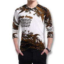 Men Floral Sweaters and Pullovers Men's Casual Slim Fit Large Size Long Sleeved Knitted V Neck Sweaters Pullovers BL