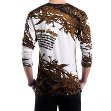 Men Floral Sweaters and Pullovers Men's Casual Slim Fit Large Size Long Sleeved Knitted V Neck Sweaters Pullovers BL