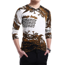 Men Floral Sweaters and Pullovers Men's Casual Slim Fit Large Size Long Sleeved Knitted V Neck Sweaters Pullovers BL