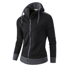 Men Hooded Jackets Coats Sweatshirts Hoodies Sportswear Men's Casual Slim Fit Large Size Zipper Jackets Hombre Coat BL