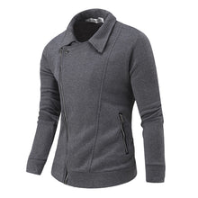 Men Irregular Zipper Jackets and Coats Cardigans Hoodies Sweatshirts Sportswear Men's Casual Slim Fit Hoodies BL