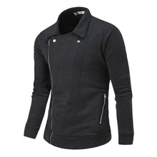 Men Irregular Zipper Jackets and Coats Cardigans Hoodies Sweatshirts Sportswear Men's Casual Slim Fit Hoodies BL